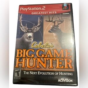 Cabela's Big Game Hunter Sony PlayStation 2, 2002 PS2 New‎ Factory Sealed